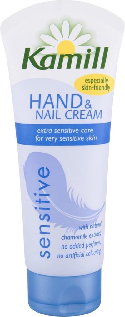 Kamill Sensitive Hand & Nail Cream – 100 ml – Verzachtend & Kalmerend – Voor Gevoelige Huid