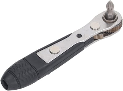 Dailygoods - Compacte Mini Ratelsleutel Set 1/4" voor Diverse Klussen
