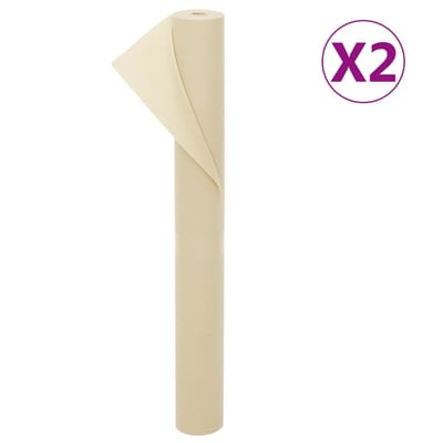 vidaXL - Vliesdoek - voor - planten - 2 - rollen - 70 - g/m² - 10x1,6 - m