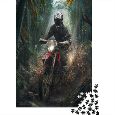 Motorpuzzel - Puzzel 1000 stukjes - Ontspanning thuis - Precisie gesneden stukjes - 75x50 cm
