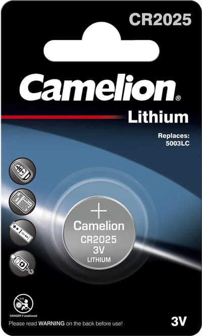 Camelion CR2025 Lithium Knoopcelbatterij – 3V – 1 Stuk​