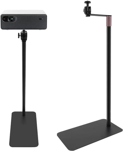 Projectorstandaard Vloer - Projectorhouder Beamer - Thuisbioscoop Creëren - 360 Graden Draaibaar - 60-120 cm Hoogte - Zwart