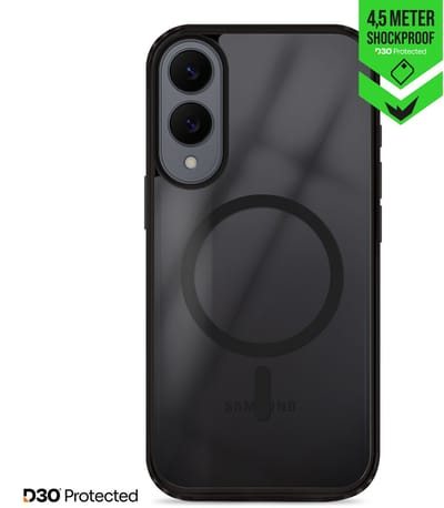 Striker Hoesje geschikt voor Samsung Galaxy S25 Edge MagSafe Telefoonhoesje Hardcase | Striker X-Core Xtreme Impact Backcover Shockproof | Geschikt voor MagSafe | Geschikt voor Draadloos Opladen met Magnetische Ring | Geschikt voor MagSafe Case -