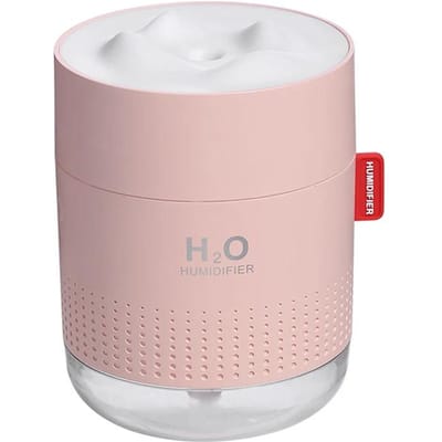 450ML H2O Luchtbevochtiger Draagbare Mini USB Aroma Diffuser met Koele Mist voor Slaapkamer Huis Auto Planten Luchtzuiveraar Humificador roze