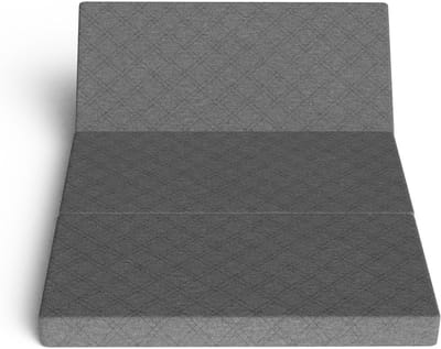 Comfortabele Opvouwbare Slaapbank en Gastenmatras 2 Personen Extra Dik (Beige)