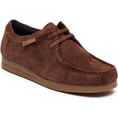 Base London Koko Veterschoenen van Leer voor Mannen in Bruin Mokassins