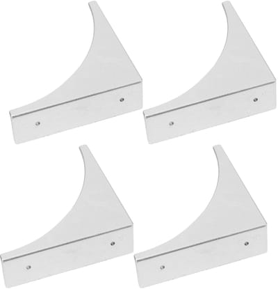 Dailygoods- Meubelafdekking Zilver - Hoekbescherming - Hoekbeschermers - Meubelbescherming - Veiligheidsmeubels - 4 Stuks