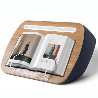 Lap Book Houder voor Handsfree Lezen - Comfortabele Zitzak en Schoot Bureau Kussen - 40 x 27 cm