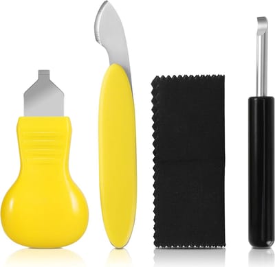 Horloge Reparatie Set - Horloge Gereedschap - Horloge Batterij Vervangen - Professionele Kwaliteit - 14.5 x 7.8 cm - Geel