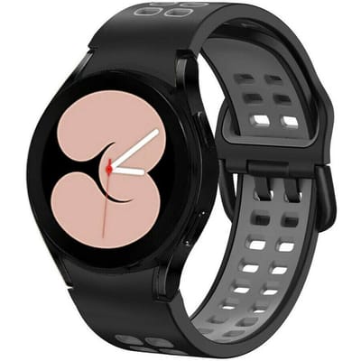 Samsung Galaxy Watch 4 40mm sport square bandje (zwart/grijs)