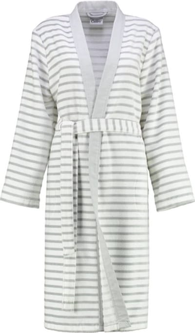 Badjas Cawö 6595 Kimono Women Grijs-36