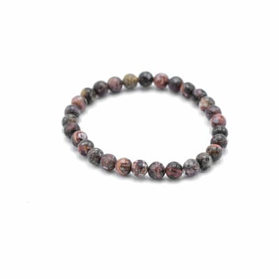 Edelsteen Manifestatie Armband - Leeuwenhuid - Moed