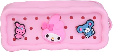 My Melody Etui met Bedels - Pennenzak - Back to School - Toilettas - Jongens en Meisjes - 19,5 x 5,5 x 8cm - Roze