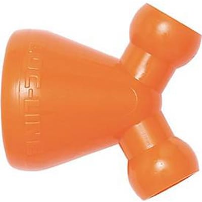 LOC-LINE Y-tak verloopstuk, 1/2 naar 1/4 inch, zakje van 2 stuks