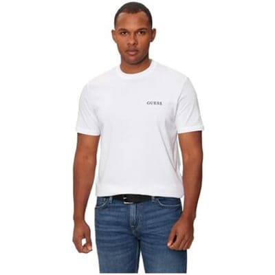 T-shirt Korte Mouw Guess T-shirts--Mannen