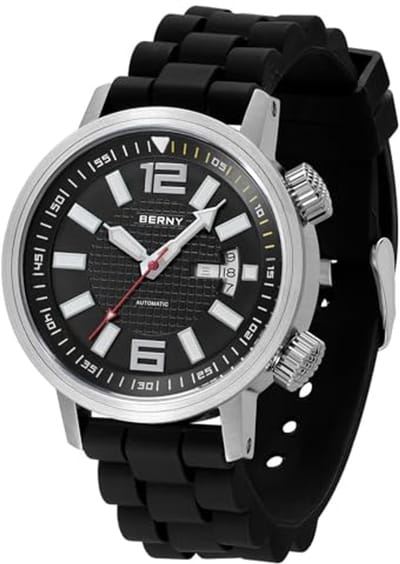 Automatisch Duikhorloge met Mechanische Beweging en Saffierglas - 20ATM Waterdicht Sporthorloge