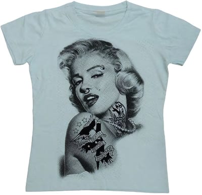 Marilyn Monroe Dames Got Attitude Girly T-shirt SH-5-15183-H15-10
