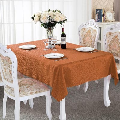 Tafelkleed Rechthoekig Haakwerk Ambacht Jacquard Tafelkleden Luxe Elegante Moderne Tafelhoes Voor Eettafel Beschermhoes 1.6x1.6m bruin