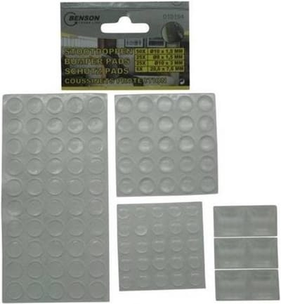 Jumada's Siliconen stootdoppen / stootdruppels 106 stuks assorti - Glazen tafel / deur beschermers