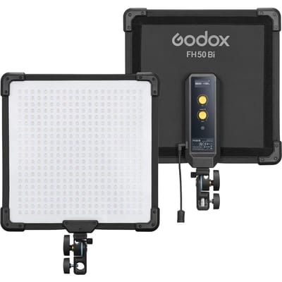 GODOX FH50Bi lumière LED Flexible 62W lumière de photographie bicolore 2800K-6500K CRI plus de 97 avec 11 éclairages US Plug noir