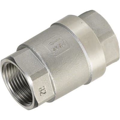Rp1 1/2'' RVS 316 Terugslagklep PTFE 0.028-63bar (0.41-914psi) - Hoge Druk