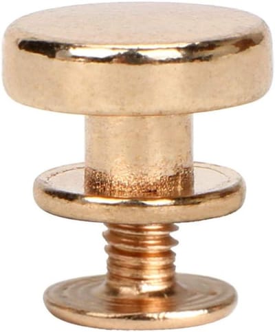 Schroef Sets - Bevestigingsmateriaal Sets - Decoratieve Afwerking - Platte Hoofd Gesp - 50 Sets - Goud