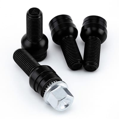 Vergrendelwielmoer Set voor autowielen M14*1,5 - 4 stuks inclusief sleutel - Autowielbouten - Slotmoer set - Geschikt voor diverse automerken