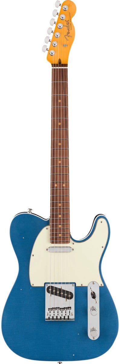 Fender American Ultra Luxe Vintage '60s Telecaster Custom, Lake Placid Blue RW - Elektrische gitaar - blauw