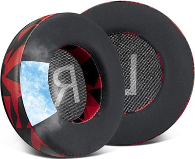 Comfortabele 80mm Koel Gel Oorkussens voor AKG K175 Hoofdtelefoon, Geluidsisolerende Schuim en IJszijde Stof