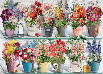 Puzzel 1000 Stukken - Bloemen in Pot