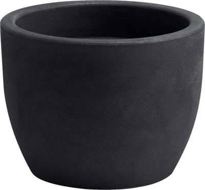 Bloemschaal Plantschaal Rond Hera 30x23cm ANTRACIET Nicoli
