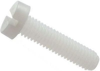 Nylon M6 bout - 6 x 20mm - Klasse 6.6 - Metrisch (10 stuks)
