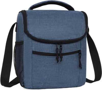 Draagbare Koeltas - Thermo Rugzak - Picknick en Wandelen - Duurzaam Thermisch Ontwerp - 10 Liter - Navy Blauw