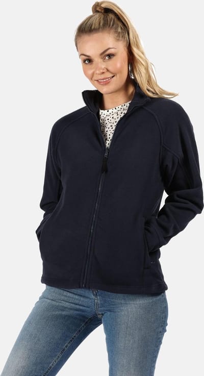 Fleece Dames Wandelen Zip-up Hoge Kraag