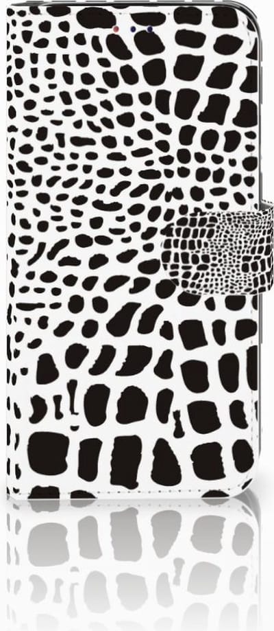Samsung Galaxy A10 Telefoonhoesje met Pasjes Slangenprint