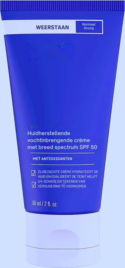 RESIST Anti-Aging Dagcrème SPF 50 – Intensieve Hydratatie & Bescherming Tegen De Zon Met Shea-boter & Niacinamide – Voor Normale Tot Zeer Droge Huid – 60 ml