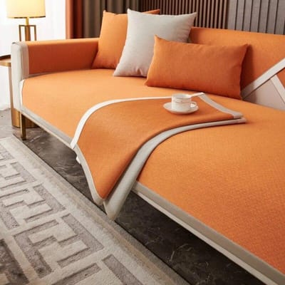 Universele Bankhoes Vier Seizoenen Woonkamer Bank Rugleuning Armleuning Kussens Effen Kleur Antislip Meubelbescherming Stof 70x70cm 1pcs
