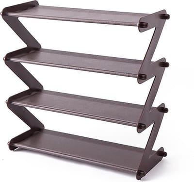 Nixnix® - Schoenenrek - Voor 8 tot 12 Paar Schoenen - Grijs - Kast