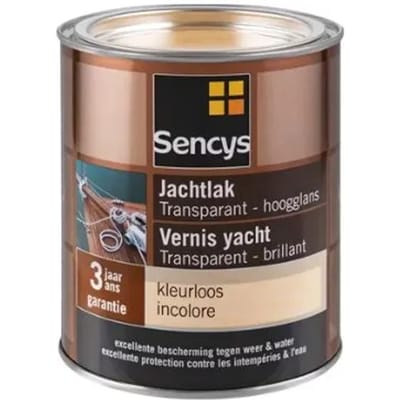 Sencys Jachtvernis Kleurloos Hoogglans 750ml