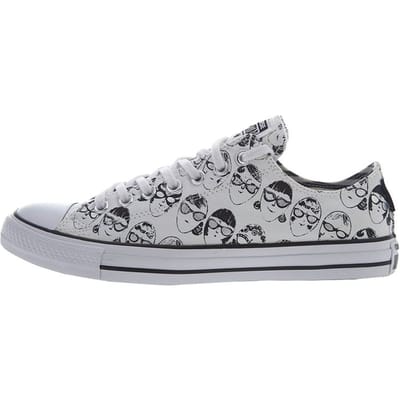 Converse Chuck Taylor All Star Ox Comfortabele Veelzijdige Lage Canvas Schoenen Unisex Sneakers Zwart Wit 153845C 36.5 gray