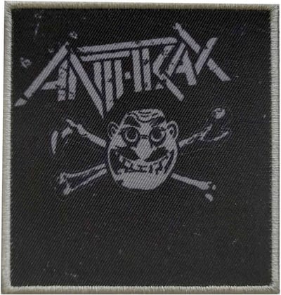 Anthrax - Cross Bones Patch - Zwart