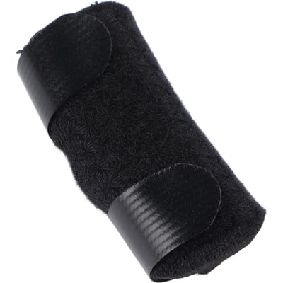 Vingerspalk Kinderen Verstelbare Aluminiumlegering Vingercorrectiestrap Beschermhoes black