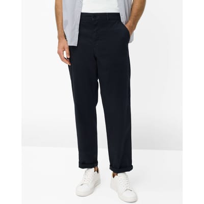 Brax Heren Flatfrontbroek  Style PEPE, donkerblauw, maat 46