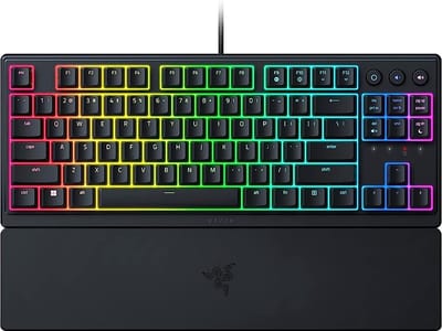 Razer Ornata V3 Tenkeyless Bedraad Gaming toetsenbord, Laag profiel, RGB LED, USB QWERTY, VS, Zwart
