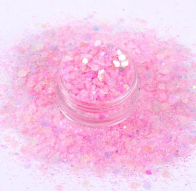 Festival Chunky Glitters Roze 8g - Biologisch Afbreekbaar - Glitter voor Lichaam en Gezicht - Face & Body Make-up Jewels - Glitter Tattoo Set - Make Up Biodegradable - Glitter Tattoo Set