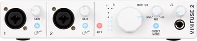 Arturia MiniFuse 2 White 2-in/2-uit USB-C Audio Interface