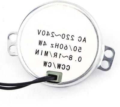 Synchrone Motor - Motorreductor Wisselstroom - Ventilatie Mechanisme - Motorspoel Brandt Niet - 4 Watt 0.8-1 RPM - null
