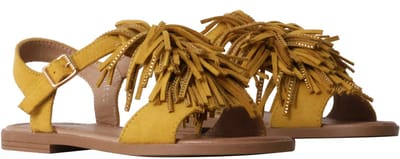 Platte sandalen met bandjes