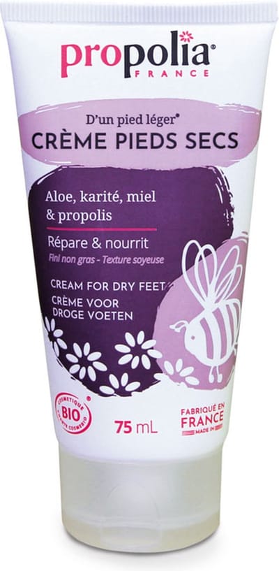 Propolia - Bio Crème voor droge voeten met propolis 75ml - voetverzorging voor frisse voeten