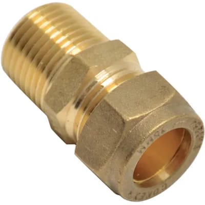 Sanivesk Knel Recht Overgang 12mm X 3/8"m 4pp